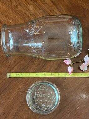 Rare Collector’s Piece: Vintage German Weck "Rundrand-Glas 100" Tulip Jar